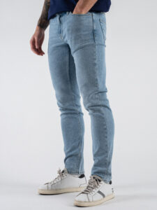 ONLY&SONS Jeans slim fit slavato LOOM 22032529 Light Blue Denim (2)