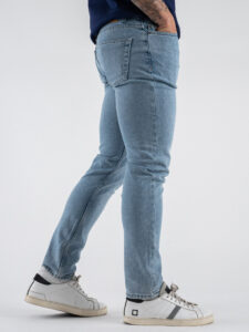 ONLY&SONS Jeans slim fit slavato LOOM 22032529 Light Blue Denim (4)