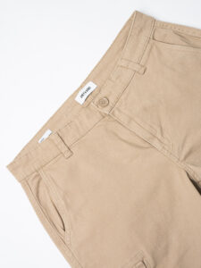 ONLY&SONS Pantalone straight cargo con tasconi laterali ed elastico sul fondo CAM 22016687 Chincilla (7)