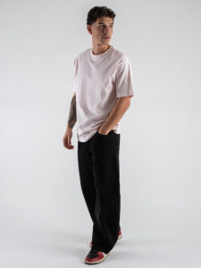 ONLY&SONS T-shirt basica over in cotone FRED 22022532 Barely Pink (2)