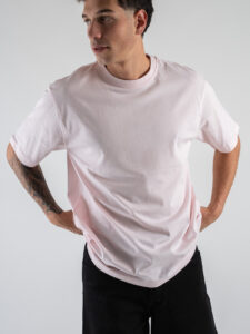 ONLY&SONS T-shirt basica over in cotone FRED 22022532 Barely Pink (3)