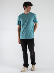 ONLY&SONS T-shirt basica over in cotone FRED 22022532 Bristol Blue (2)