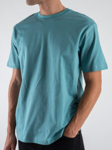 ONLY&SONS T-shirt basica over in cotone FRED 22022532 Bristol Blue (3)