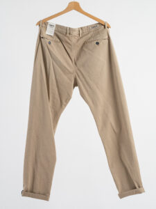 BERNA Pantalone chinos skinny 223181 Coloniale (1)
