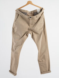 BERNA Pantalone chinos skinny 223181 Coloniale (2)