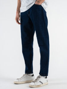 BLACK SUNDAY Jeans scuro a gamba morbida GPE351 Blu (3)