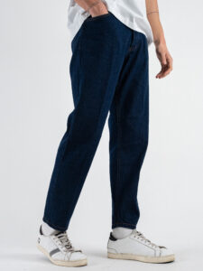 BLACK SUNDAY Jeans scuro a gamba morbida GPE351 Blu (4)