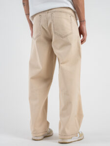 Coordinato con Giacchetta zip + Pantalone baggy KX2223A Beige (11)