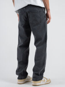 Coordinato in denim con camicia + Pantalone gamba morbida tasca texas PT346 Grigio (10)