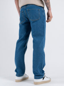 ESTASI Jeans liscio con gamba morbida JORDAN Azzurro (1)