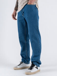 ESTASI Jeans liscio con gamba morbida JORDAN Azzurro (2)