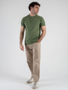 ESTASI Jeans liscio con gamba morbida JORDAN Beige (2)