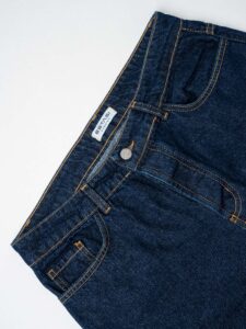 ESTASI Jeans liscio con gamba morbida JORDAN Blu Scuro (7)