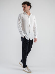 GIANNI LUPO Camicia con collo piccolo GL7677S White (2)