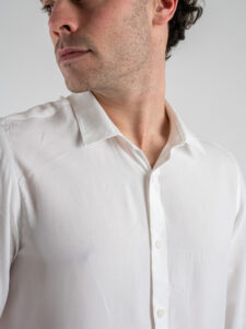 GIANNI LUPO Camicia con collo piccolo GL7677S White (4)