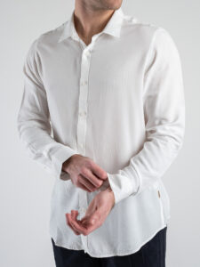 GIANNI LUPO Camicia con collo piccolo GL7677S White (5)
