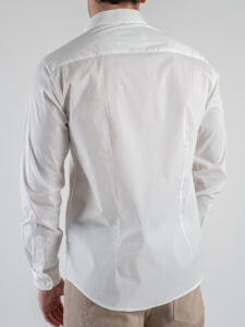 GIANNI LUPO Camicia in cotone con collo grande GL070DA Bianco (3)
