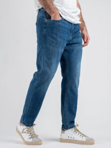 GIANNI LUPO Jeans liscio Carrot Fit MIKE95 GL6268Q Blu (3)