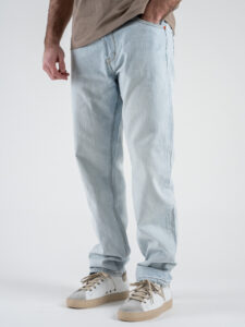GIANNI LUPO Jeans liscio gamba stretta Straight ALEX106 GL6331Q Azzurro Chiarissimo (3)