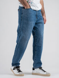 GIANNI LUPO Jeans liscio vestibilità Over DAD GL6273Q Azzurro (1)