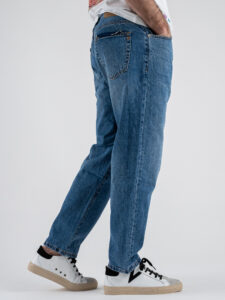 GIANNI LUPO Jeans liscio vestibilità Over DAD GL6273Q Azzurro (2)