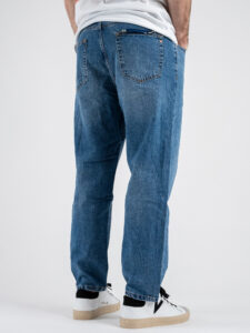 GIANNI LUPO Jeans liscio vestibilità Over DAD GL6273Q Azzurro (3)