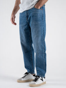 GIANNI LUPO Jeans liscio vestibilità Over DAD GL6273Q Azzurro (5)