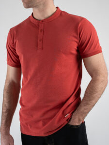 GIANNI LUPO Polo in Piquet GL2255F Rosso India (1)