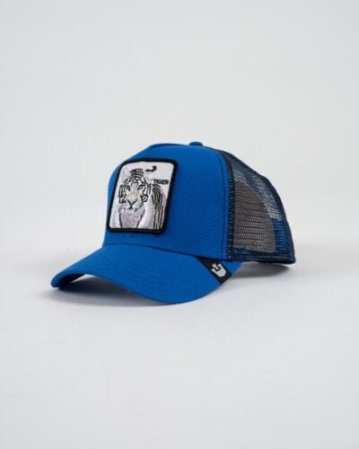 GOORIN BROS Cappellino blu royal con patch bianca stampa tigre TIGER 1 Nuovi Arrivi