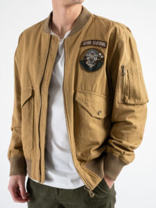 IMPERIAL Bomber con pacth, zip ed elatico in vita V815732418 (3)