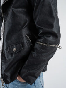 IMPERIAL Chiodo in ecopelle con zip U3025710 Nero (3)