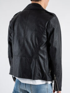 IMPERIAL Chiodo in ecopelle con zip U3025710 Nero (5)