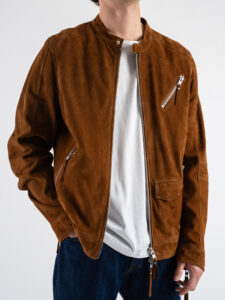 IMPERIAL Giubbino in renna con zip e tasche frontali V7281IMP2J Cognac (4)