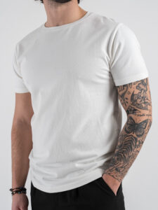 IMPERIAL T-shirt basica tinta unita TC15ICVTD Off-White (2)