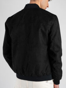 ONLY&SONS Bomber suede con elastico sul polso e fondo LUCAS 22027463 Black (4)