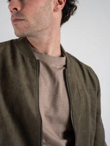 ONLY&SONS Bomber suede con elastico sul polso e fondo LUCAS 22027463 Oliver Night (4)