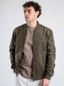 ONLY&SONS Bomber suede con elastico sul polso e fondo LUCAS 22027463 Oliver Night (7)