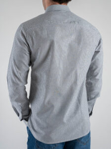 ONLY&SONS Camicia in cotone rigata con taschino frontale ALVARO 22023977 Dark NavyWhite (1)