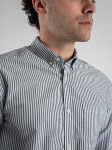 ONLY&SONS Camicia in cotone rigata con taschino frontale ALVARO 22023977 Dark NavyWhite (4)
