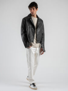 ONLY&SONS Chiodo in ecopelle con zip DRAGO 22030866 Black (3)