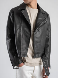 ONLY&SONS Chiodo in ecopelle con zip DRAGO 22030866 Black (4)