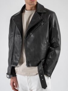ONLY&SONS Chiodo in ecopelle con zip DRAGO 22030866 Black (5)