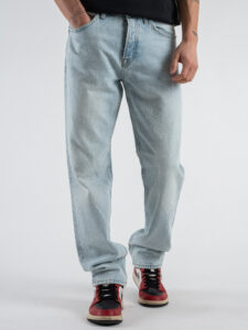 ONLY&SONS Jeans gamba dritta EDGE 22029393 Light Blue Bleached Denim (1)