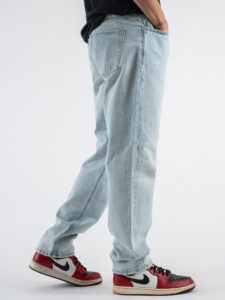 ONLY&SONS Jeans gamba dritta EDGE 22029393 Light Blue Bleached Denim (4)