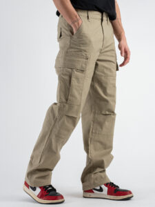 ONLY&SONS Pantalone cargo in cotone leggero lavorato RAY 22028640 Chinchilla (4)