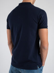 ONLY&SONS Polo basica in viscosa a mezza manica WYLER 22022219 Dark Navy (6)