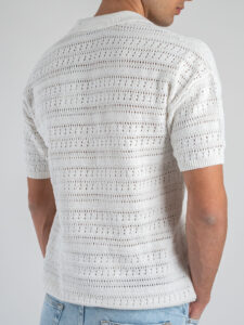 ONLY&SONS Polo mezza manica traforata GRAYSON 22031835 Claud Dancer (1)