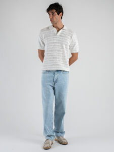 ONLY&SONS Polo mezza manica traforata GRAYSON 22031835 Claud Dancer (2)