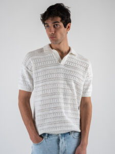 ONLY&SONS Polo mezza manica traforata GRAYSON 22031835 Claud Dancer (3)