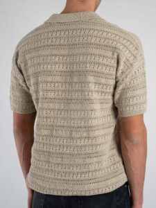 ONLY&SONS Polo mezza manica traforata GRAYSON 22031835 Silver Lining (1)